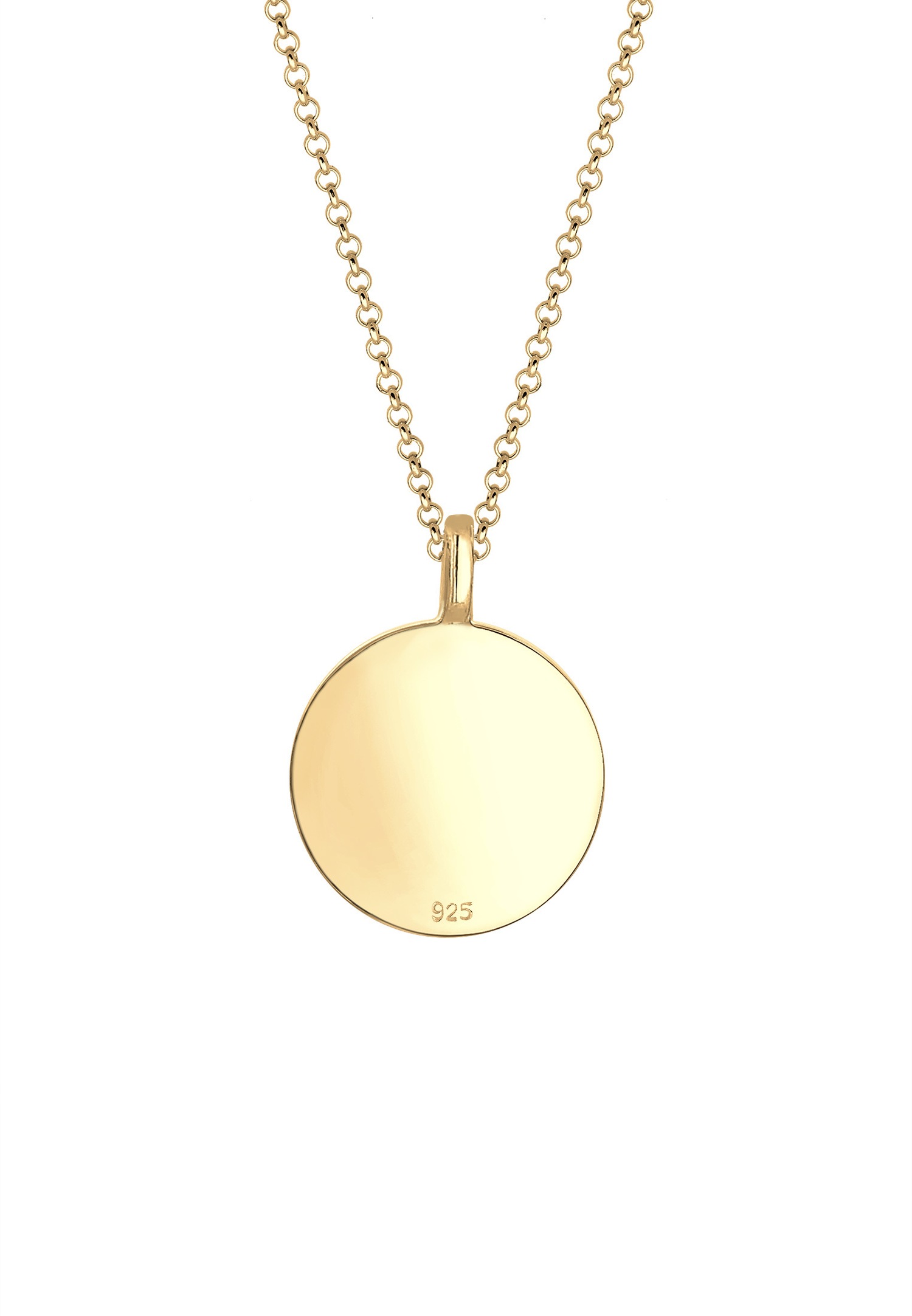 Elli Pendentif de pièce de monnaie en argent sterling 925