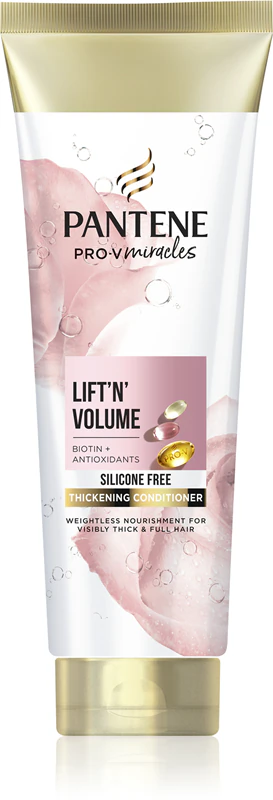 Kondicionér Pantene Pro-V Miracles Lift'N'Volume pre jemné vlasy s biotínom
