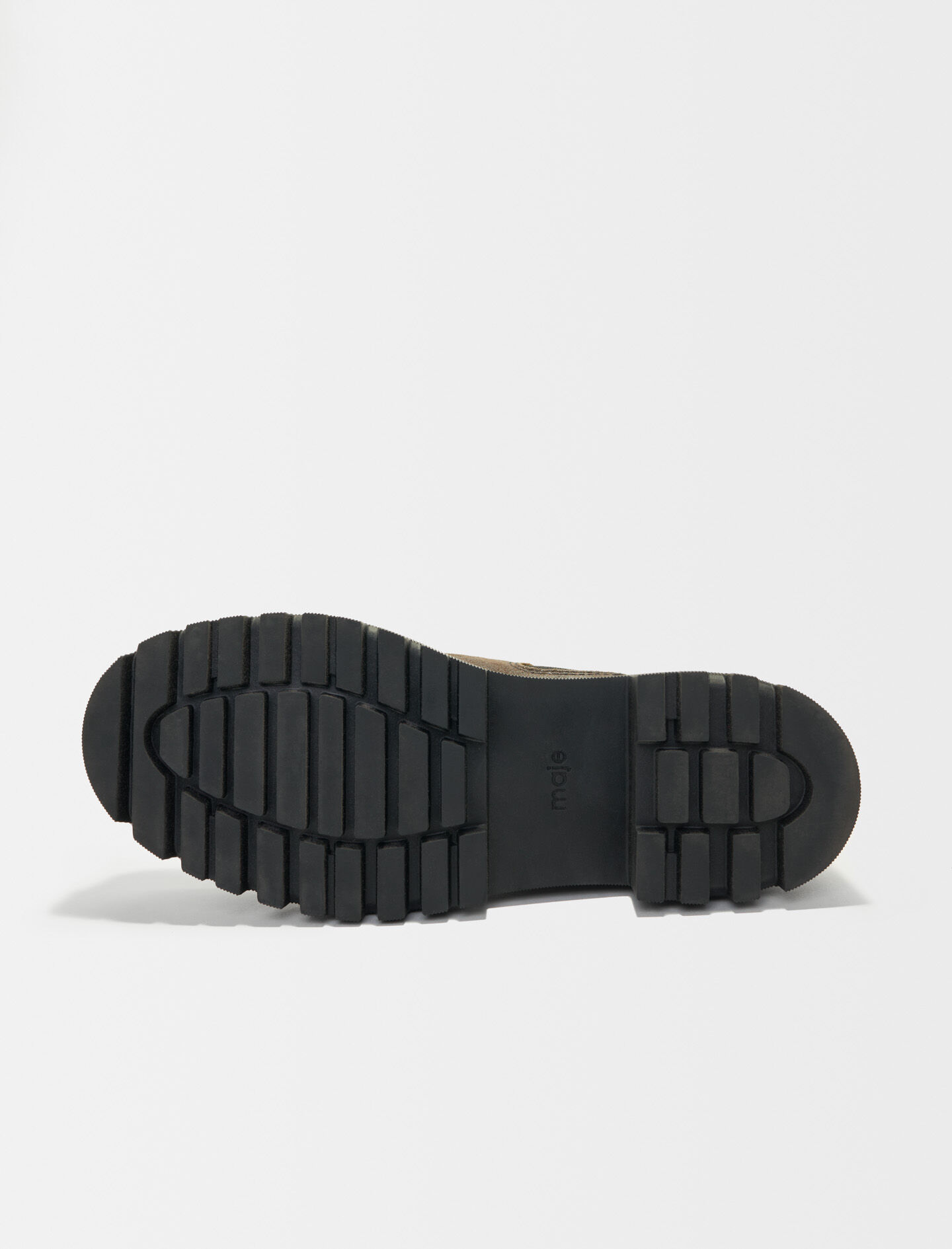 Chelsea boots met plateauzool in bruin