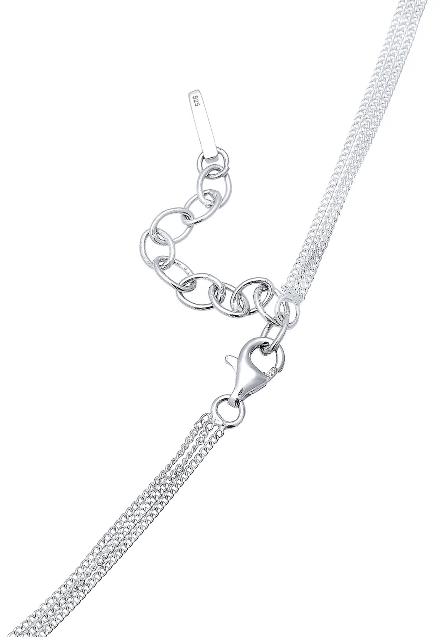 Elli Femmes Couches Géo Boule Triangle Rectangle Filigrane en Argent Sterling 925