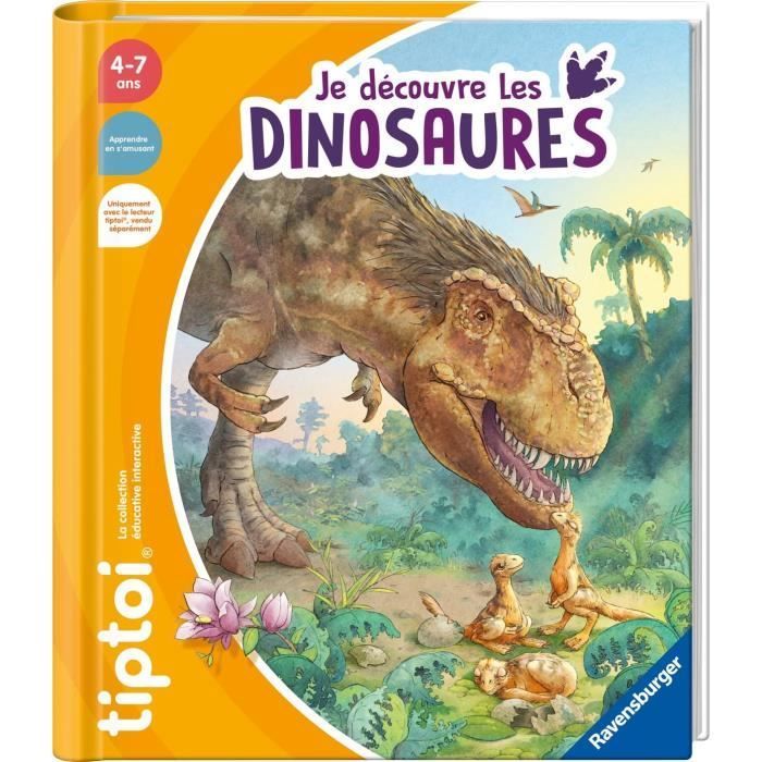 tiptoi®, Interaktiivinen kirja, Löydän dinosaurukset, Ikä 4+, 13099013, Ravensburger