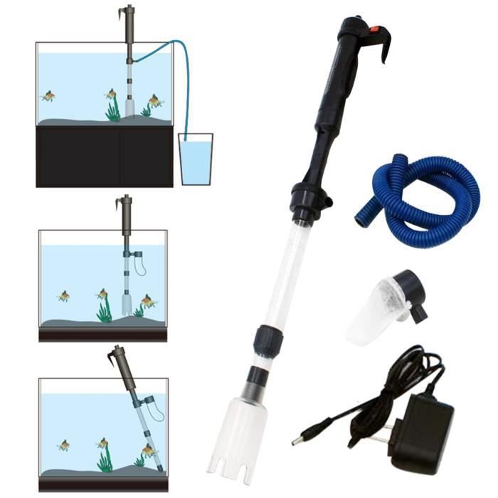 Aquarium,Aspirateur électrique pour Aquarium à poignée ergonomique,fonctionne avec un siphon,pour la maison - Type EU