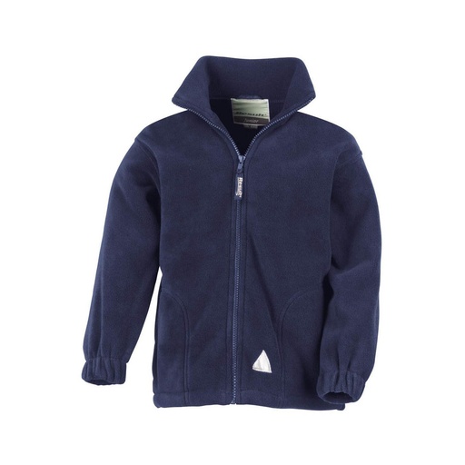  Aktive Mädchen-Fleecejacke mit Reißverschluss
