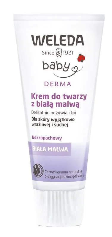 Weleda Krem do twarzy z Białą Malwą