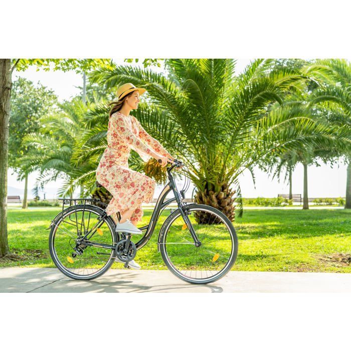 Unicorn Bike Stella Premium Stadsfiets 24, 26 en 28 inch – Nederlandse fiets, jongen [Wit, 26]