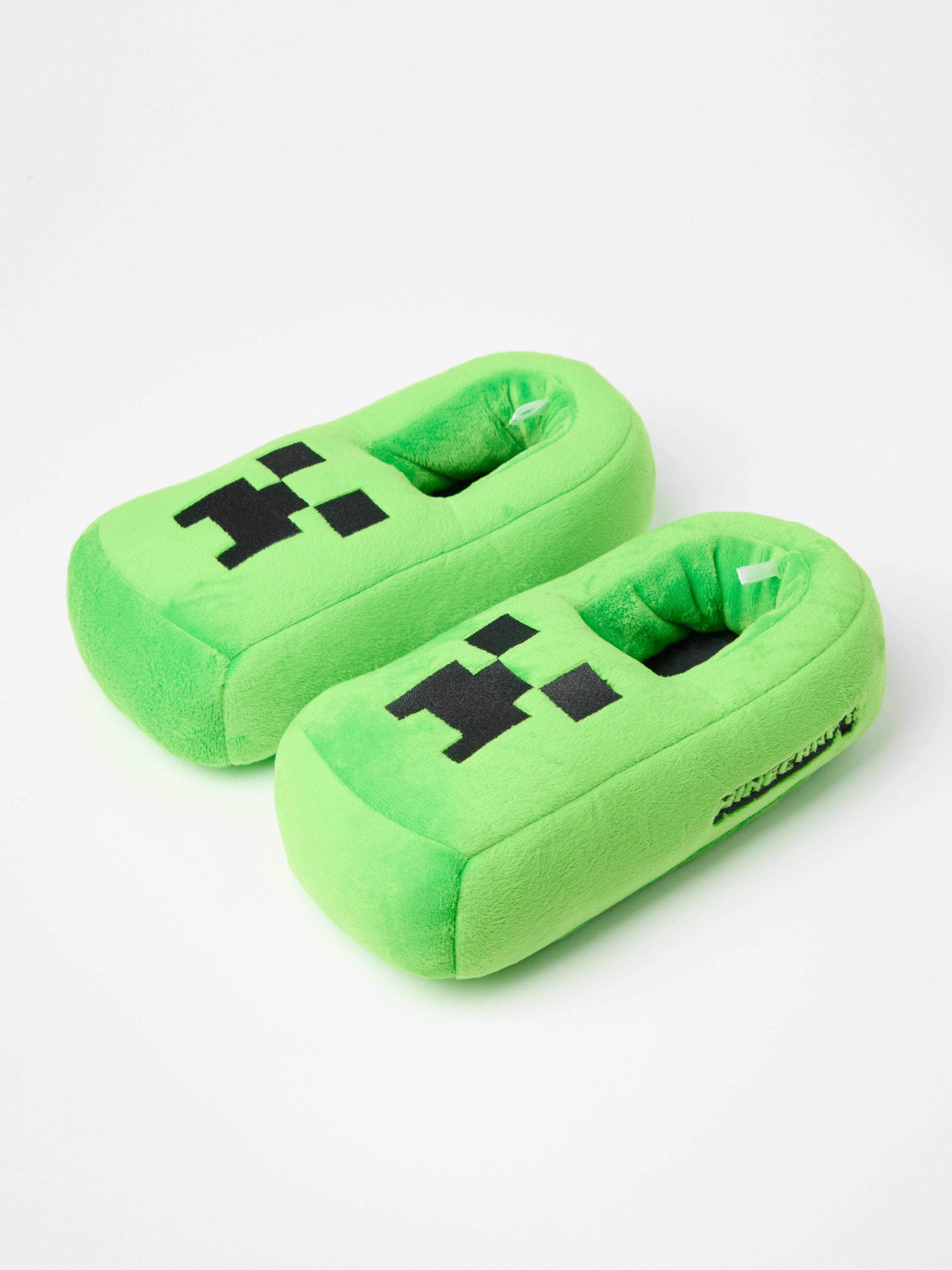 Chinelo verde do Minecraft