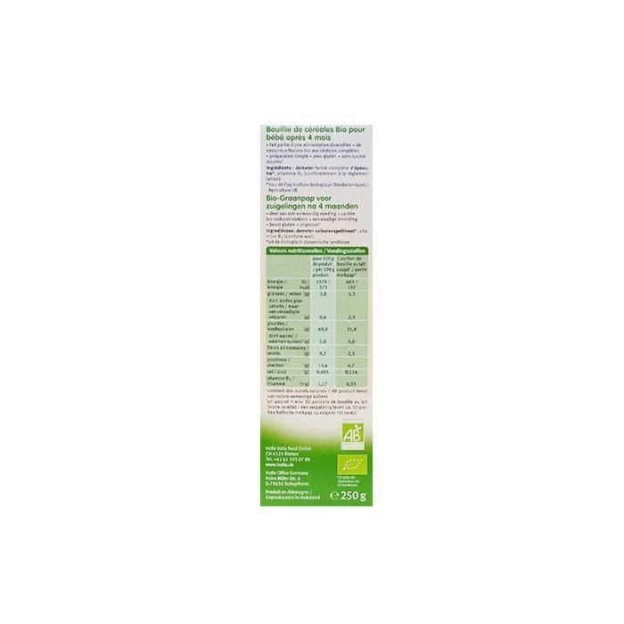 Holle Bio-Dinkelbrei +4 Monate 250 g