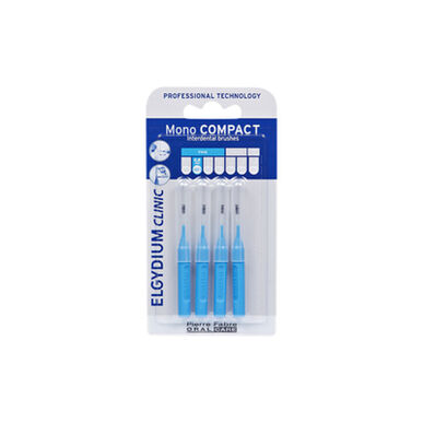 Elgydium interdentalbørste Clinic Mono Compact blå 4 stk 4 stk
