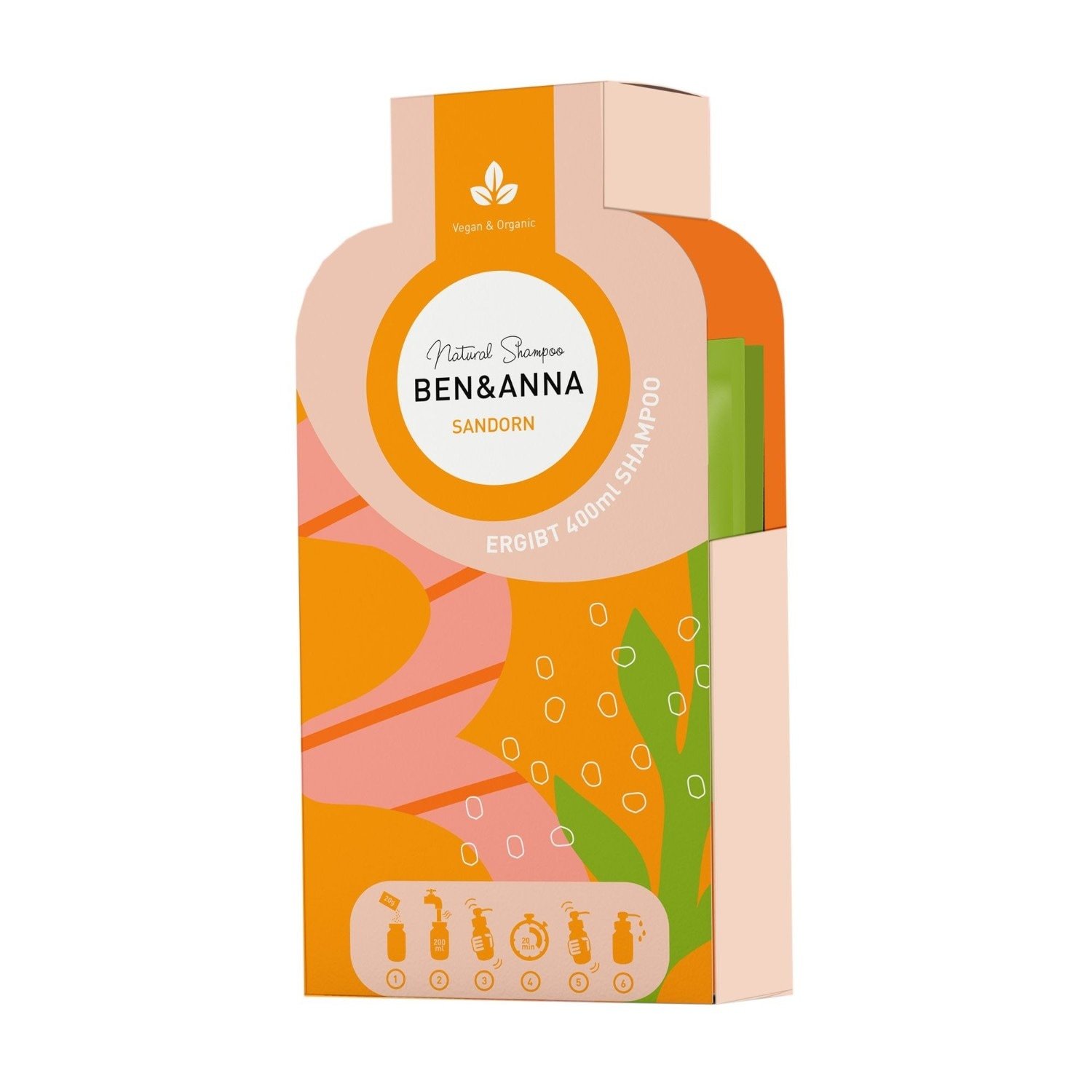 Ben & Anna Šampon s pahuljicama od morske krkavine - 40 g