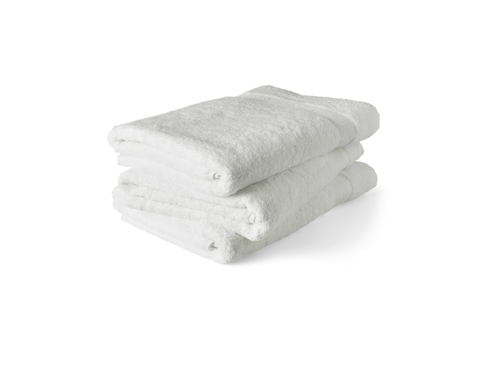 Toalla de baño de algodón supersuave de 70x140cm, color blanco roto.