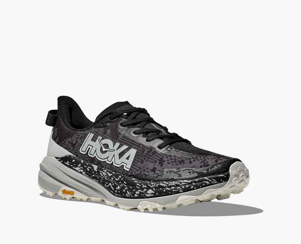 HOKA Speedgoat 6 Negro / Polvo de estrellas