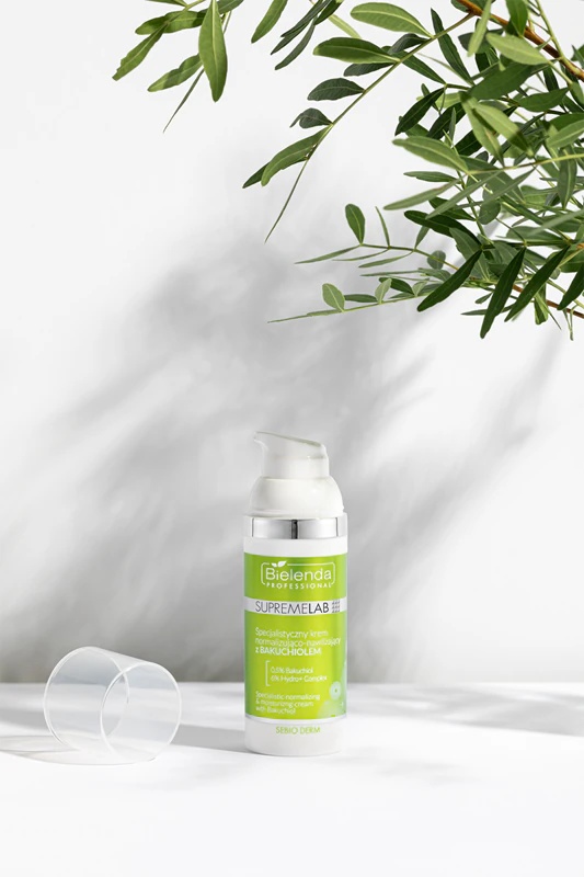 „Bielenda Professional Supremelab Sebio Derm“ normalizuojantis ir drėkinamasis kremas.