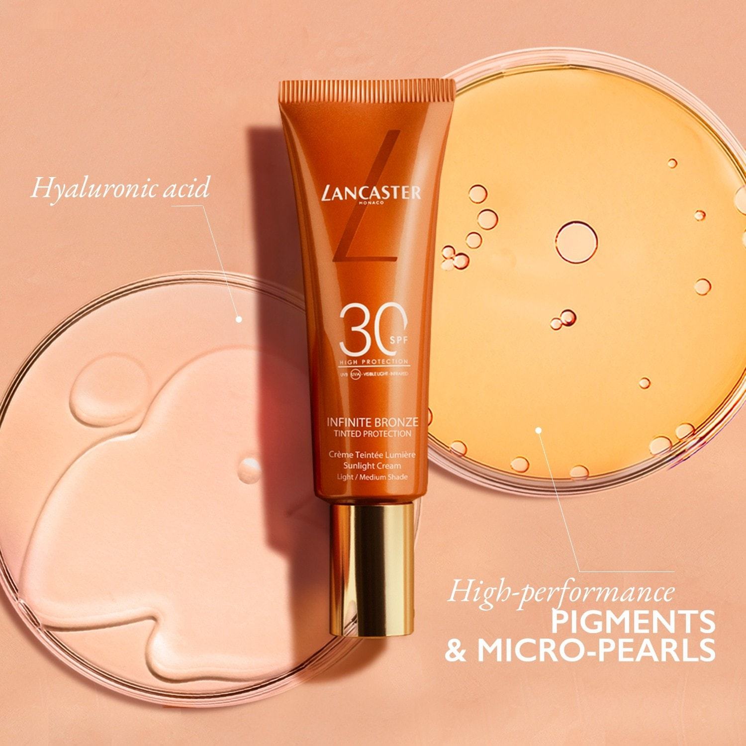 Lancaster Foundation Sun Beauty obarvana krema za sončenje SPF 30 - 50 ml