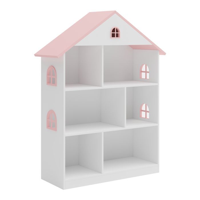 Libreria per bambini Vipsali, 107 x 83 x 30 cm, bianca