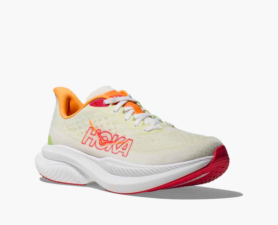 HOKA Mach 6 Wit / Sla