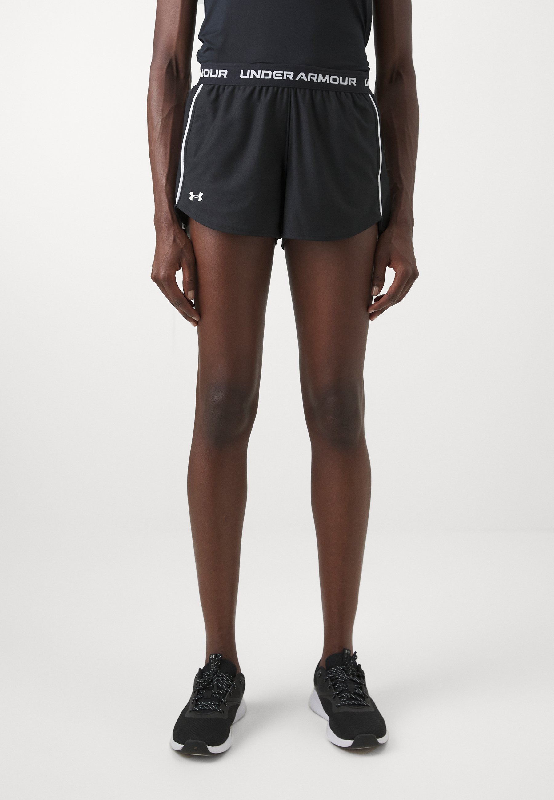 Under Armour TECH PLAY UP - Sportshorts - zwart/wit
