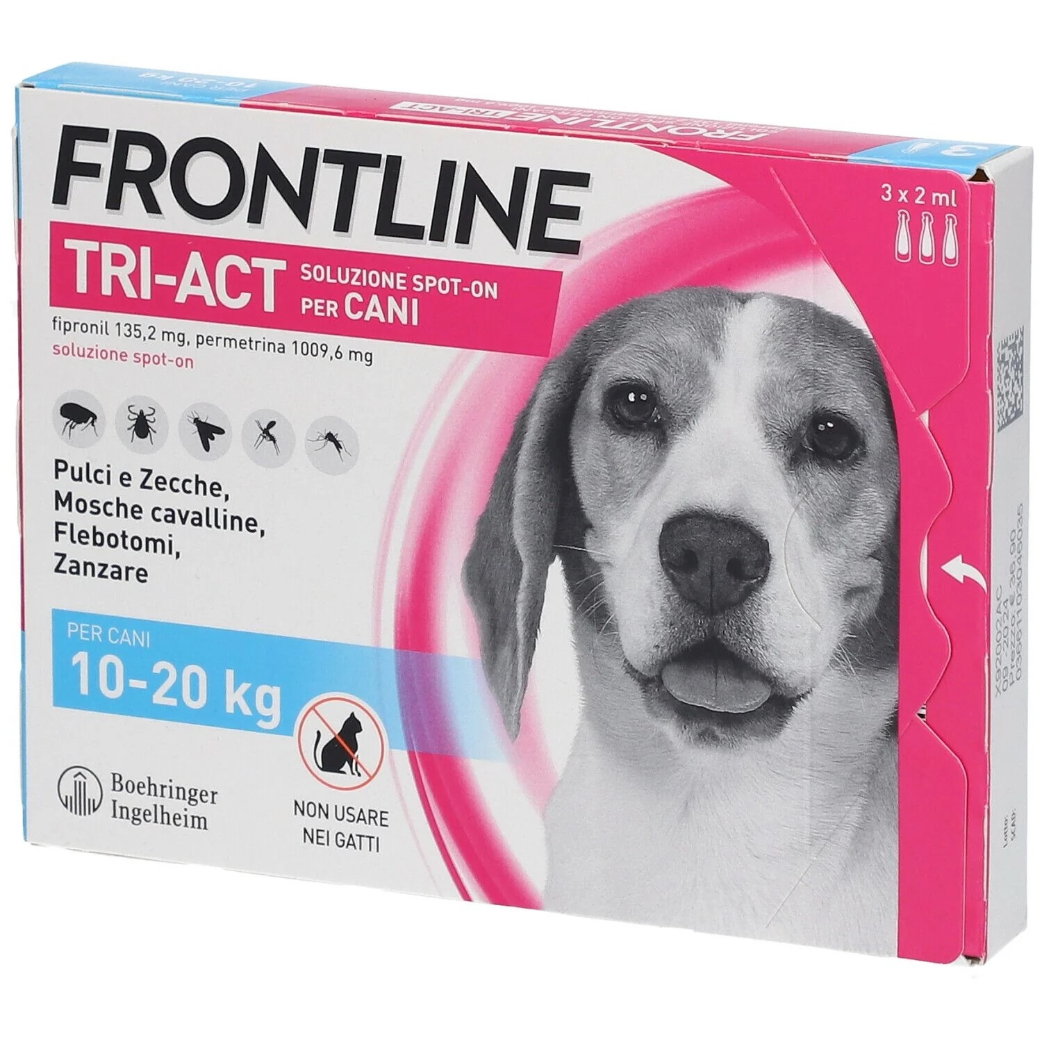 FRONTLINE Pipetten Frontline Triact 3 M 1020 kg