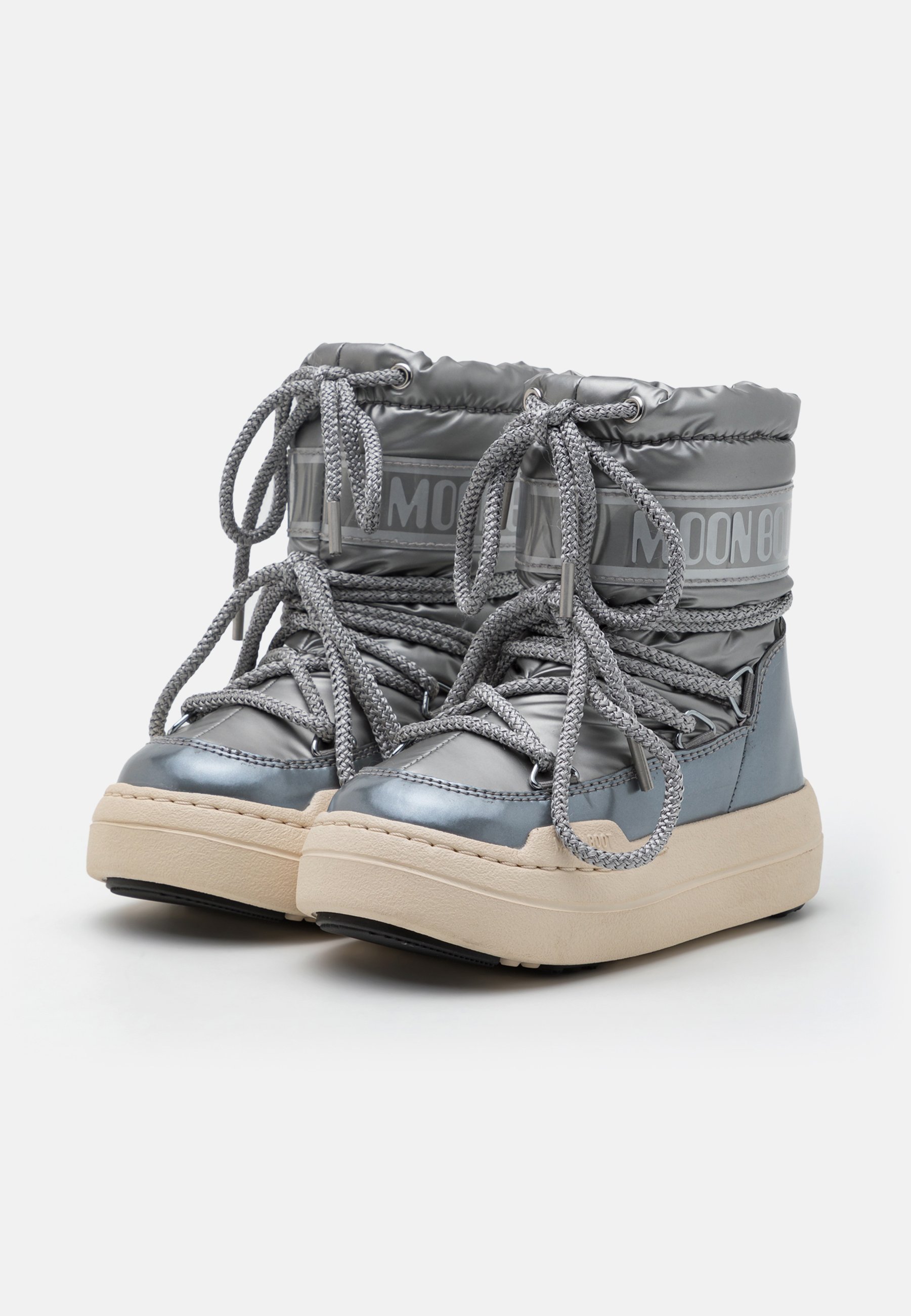 Moon Boot JR PARK UNISEX - Schnürstiefeletten - silber
