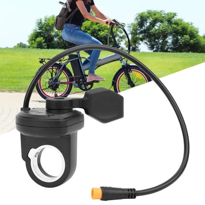 Qiilu 108X/L Acelerador de pulgar con control de velocidad eléctrico Empuñadura de acelerador de pulgar izquierdo