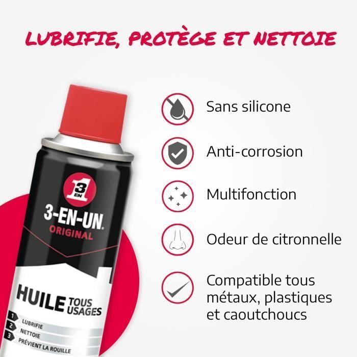 3-EN-UN Huile Tous Usages aérosol - 200 ml