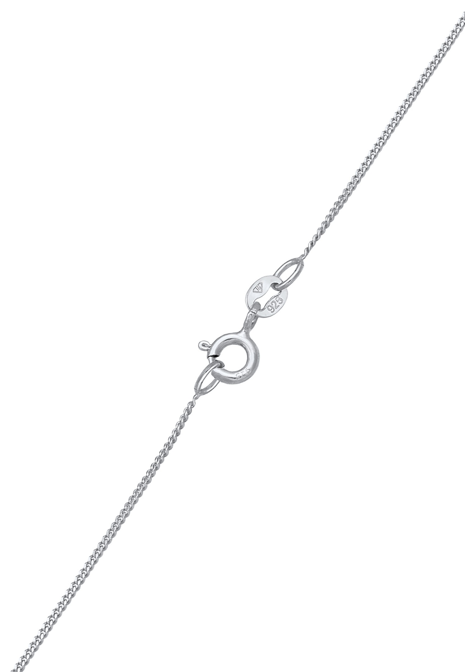 Elli Femmes plaquette pendentif visage avec Smiling face en argent sterling 925