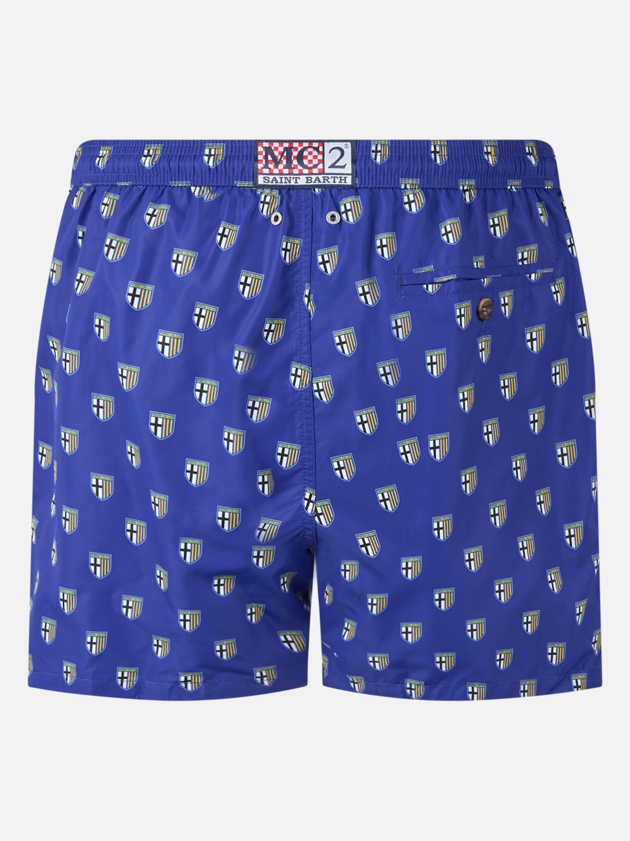 Costume da bagno da uomo in tessuto leggero con stampa logo Parma | PA