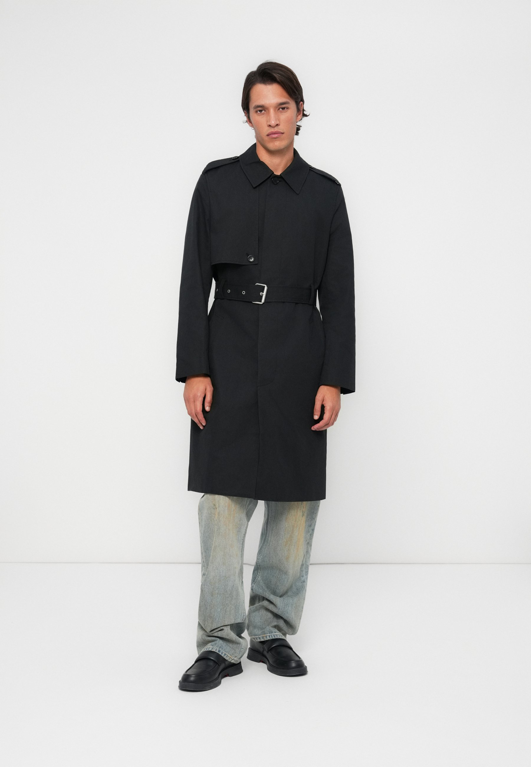 AllSaints BASTILLE - Trenchcoat - zwart