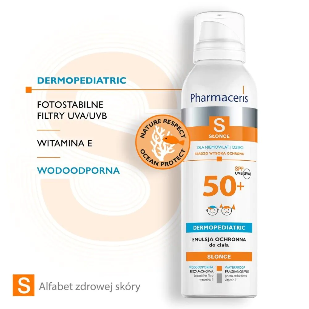 Pharmaceris S Emulsja Ochronna dla niemowląt i dzieci SPF50+