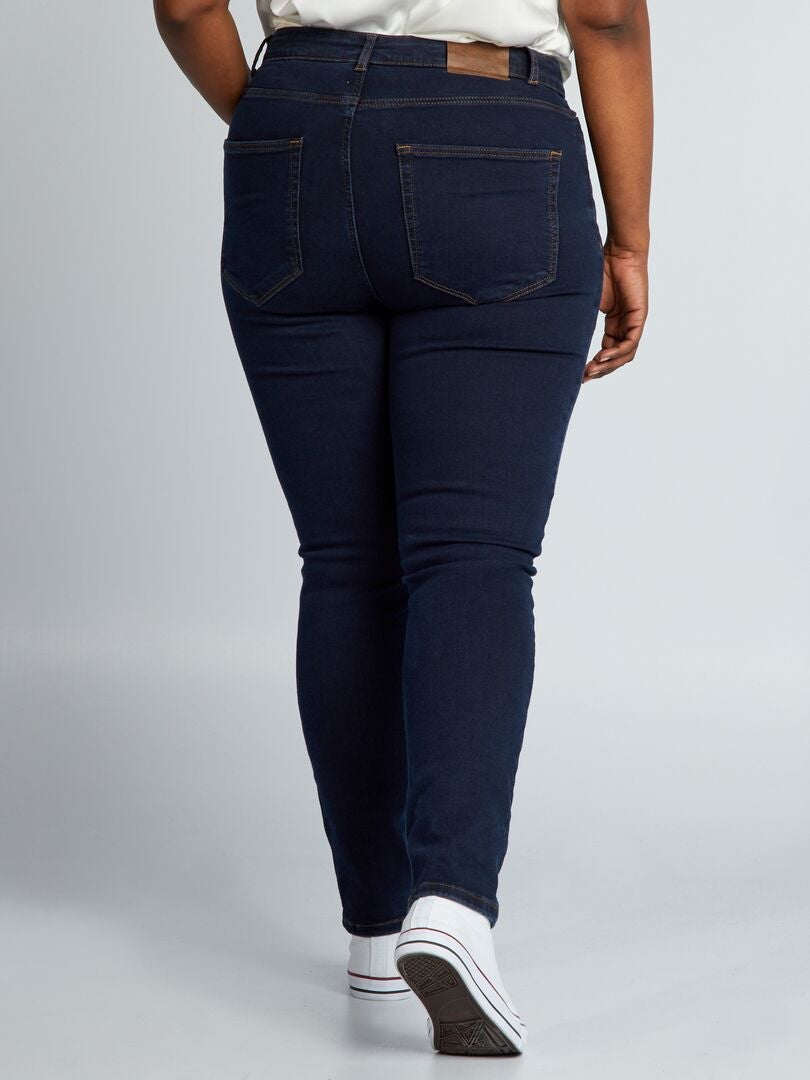 Pantalones ajustados elásticos - 5 bolsillos - L30 - AZUL