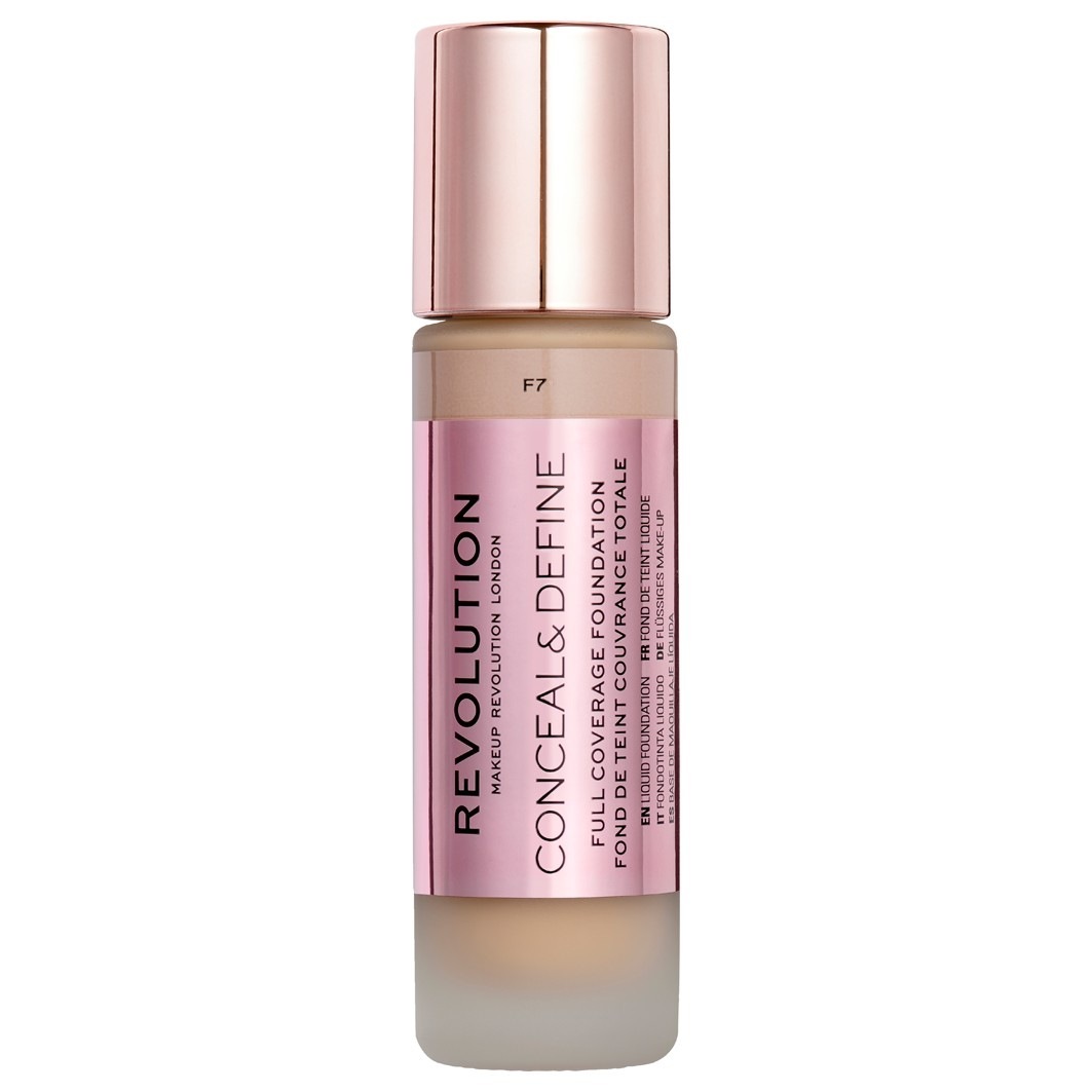 Revolution Foundation Conceal & Define tonālais krēms – 23 ml
