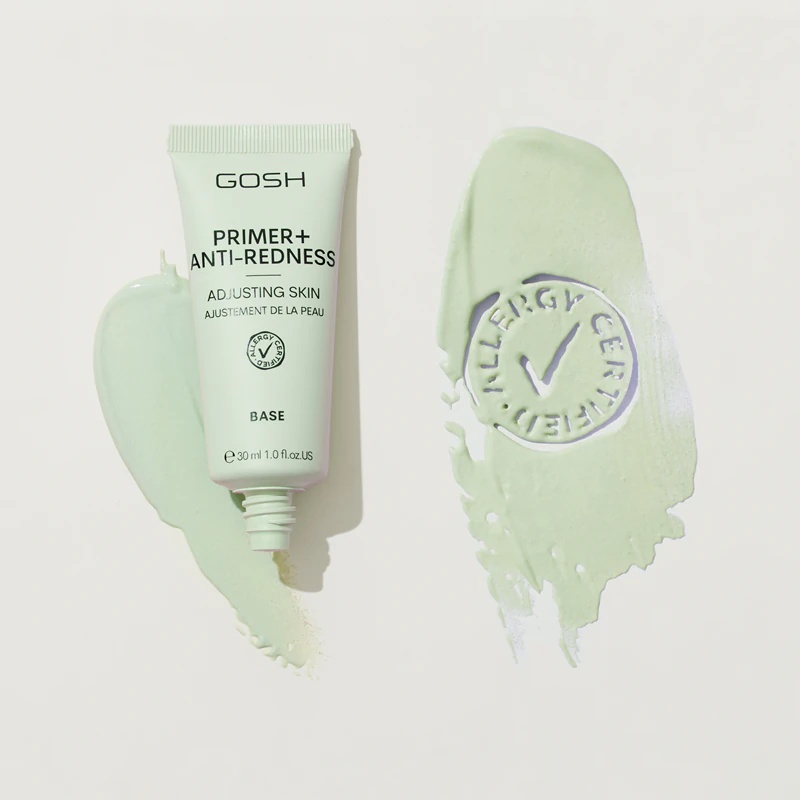 GOSH COPENHAGEN Primer Plus + paraudimą mažinantis makiažo pagrindas