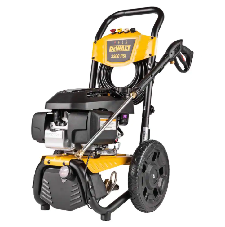DEWALT 3300 PSI 2.4 GPM kaldtvanns høytrykksspyler med HONDA GCV200 motor