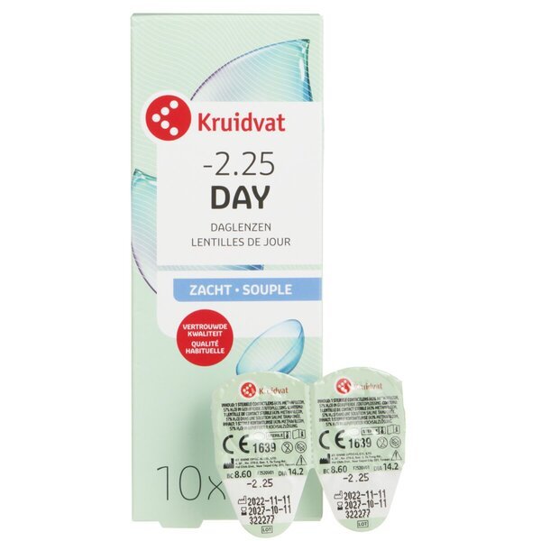Kruidvat Opticare -2.25 мека дневна сочива<br>Медицински уређај - 10 комада
