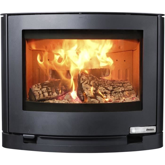 Estufa de leña suspendida - ADURO 15-3 - 50554 - 6,5 kW - Negra