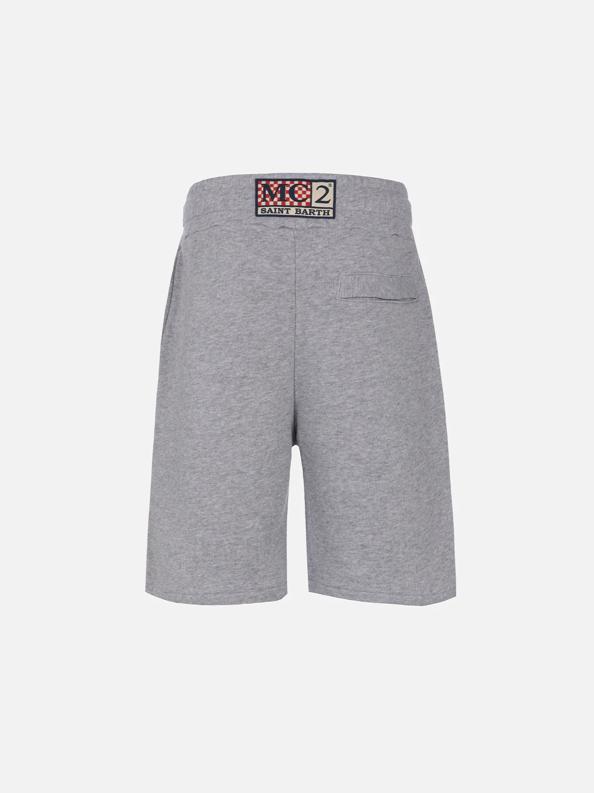 Randle Jr. Jungen Graue Bermuda-Shorts aus Baumwollfleece