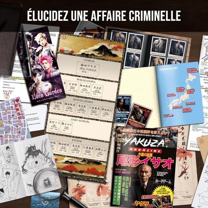 Platonia Games - Criminal Files: The Yakuza Secret — Cooperative Investigation Game (1-6 players)