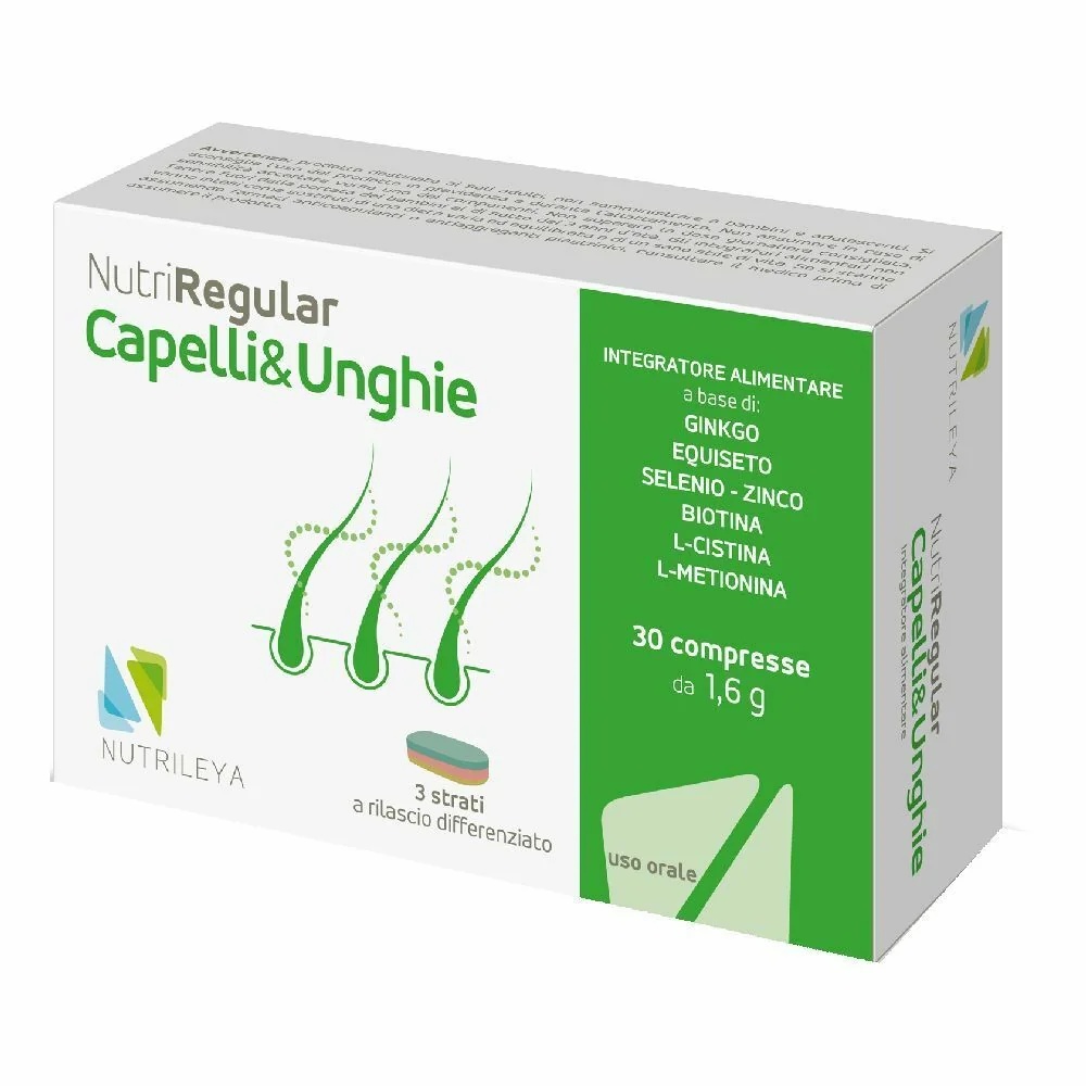NUTRILEYA Nutriregular Cheveux et Ongles 30 comprimés