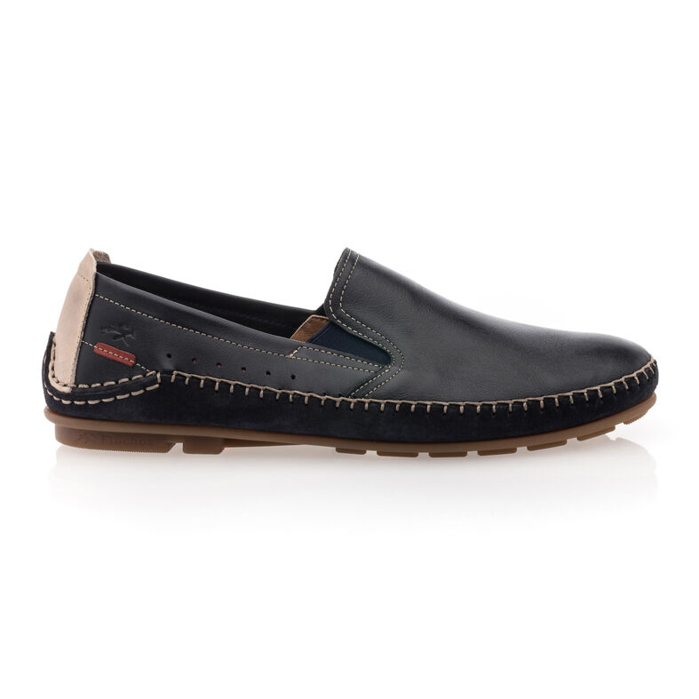 Mocasines/zapatos náuticos azules para hombre