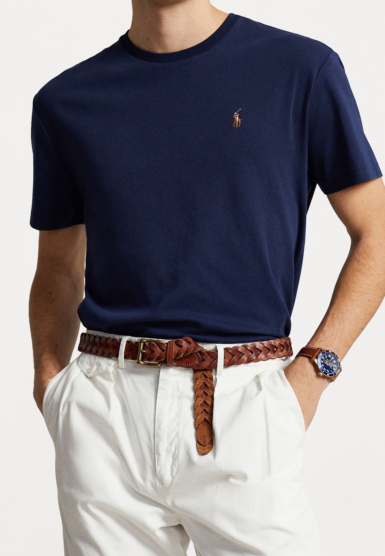 Camiseta básica Polo Ralph Lauren - azul escuro