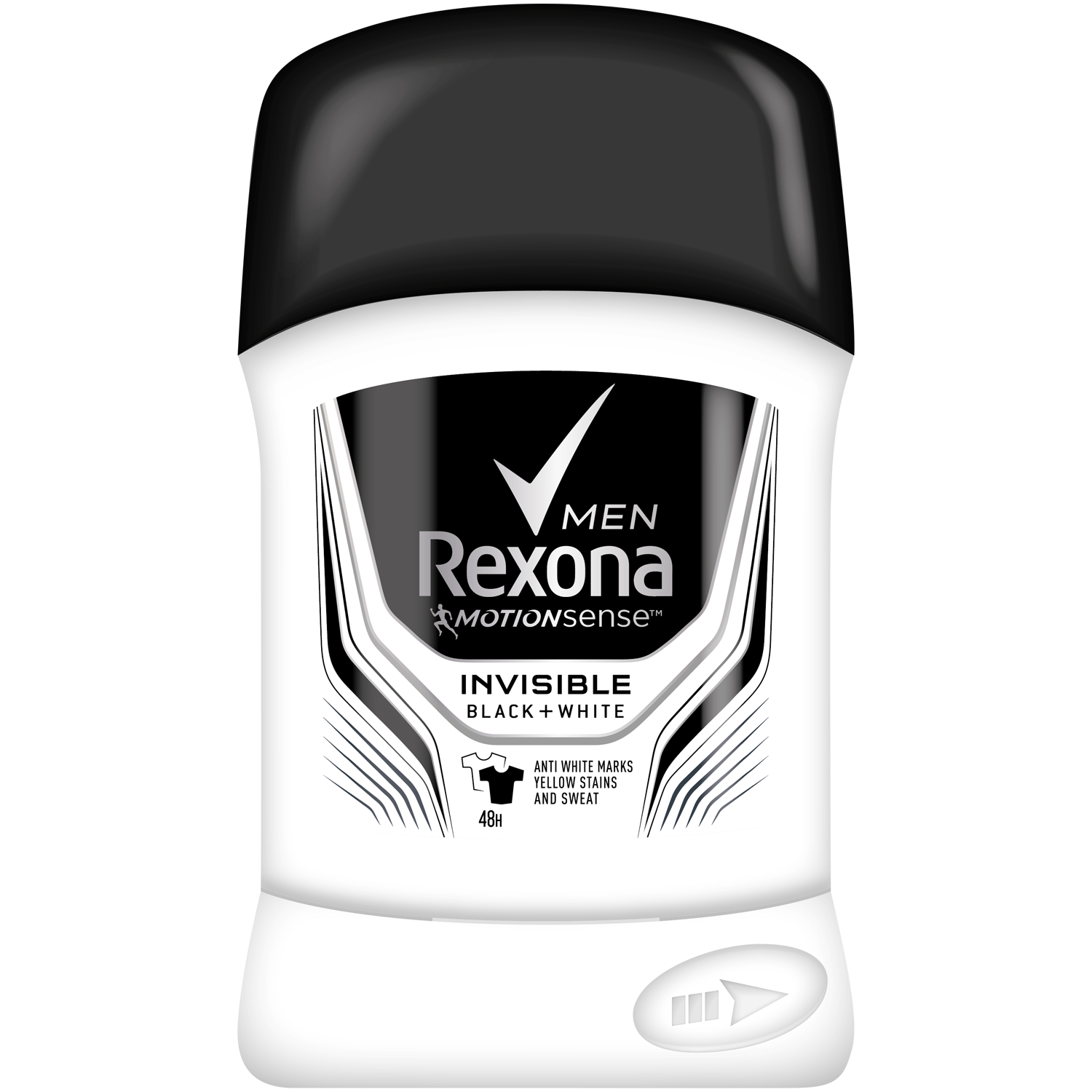 Rexona stick antitraspirante uomo 50ml Uomo Invisibile Nero Bianco