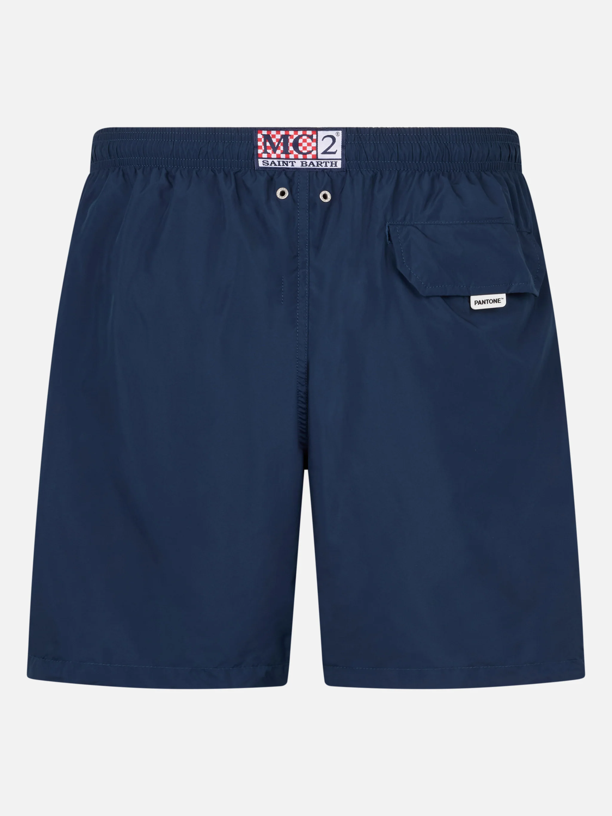 Pantone Special Edition Man's Swim Shorts, Quick Drying, Elastic Waistband, Magnetic Closure | MC2 Saint Barth