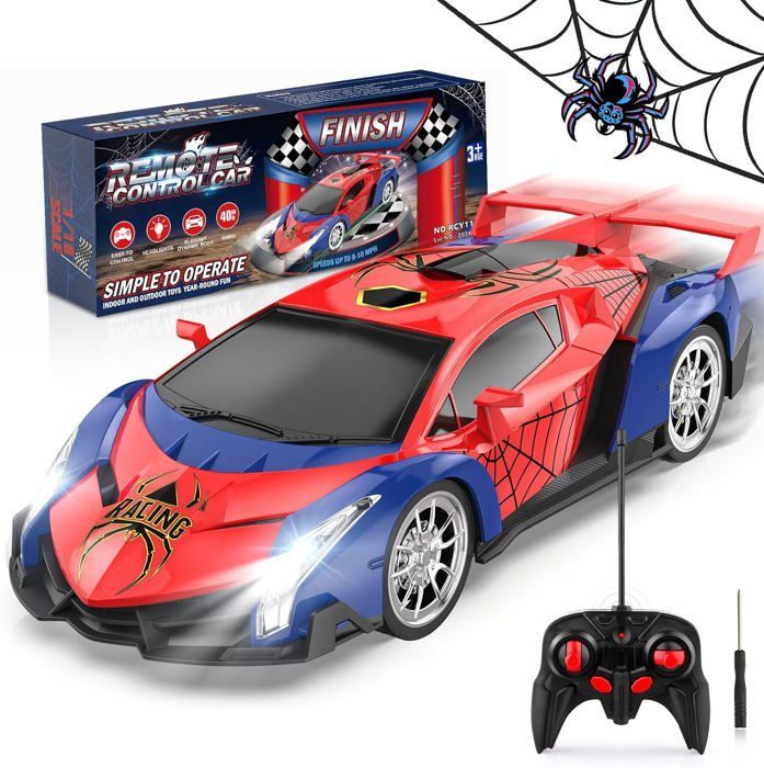 Voiture télécommandée - BIENCOME - BIENCOME 1/18 - Rouge - LED - Échelle 1:18