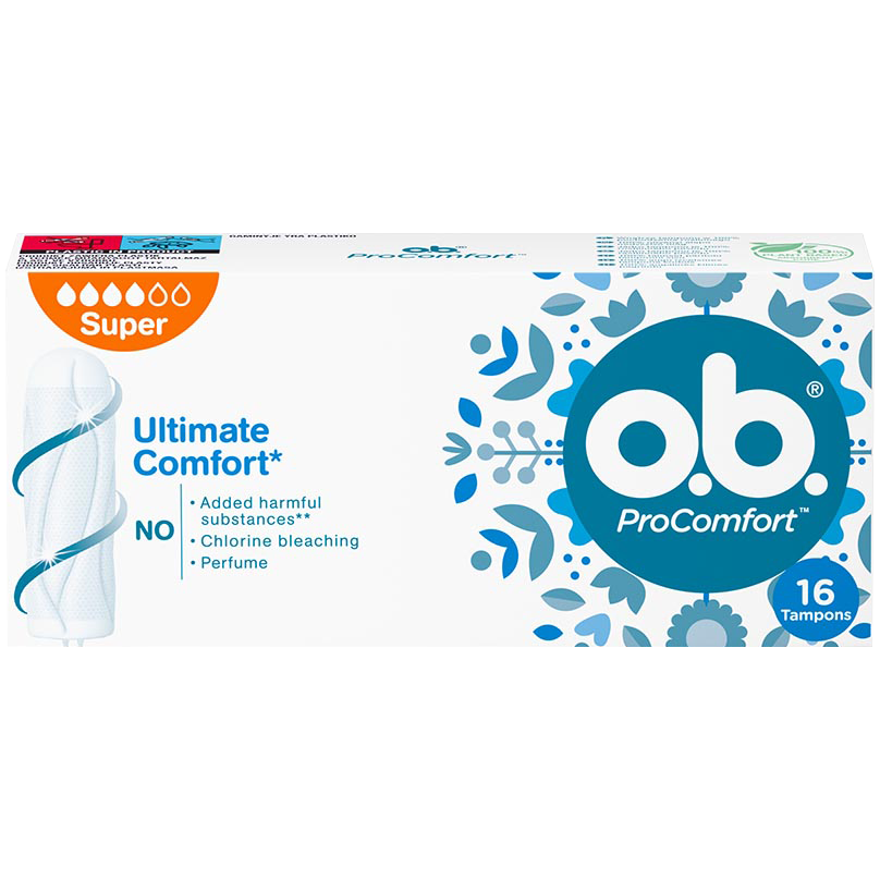 Hygieniska tamponger för obstetrik, 16 st. ProComfort Super