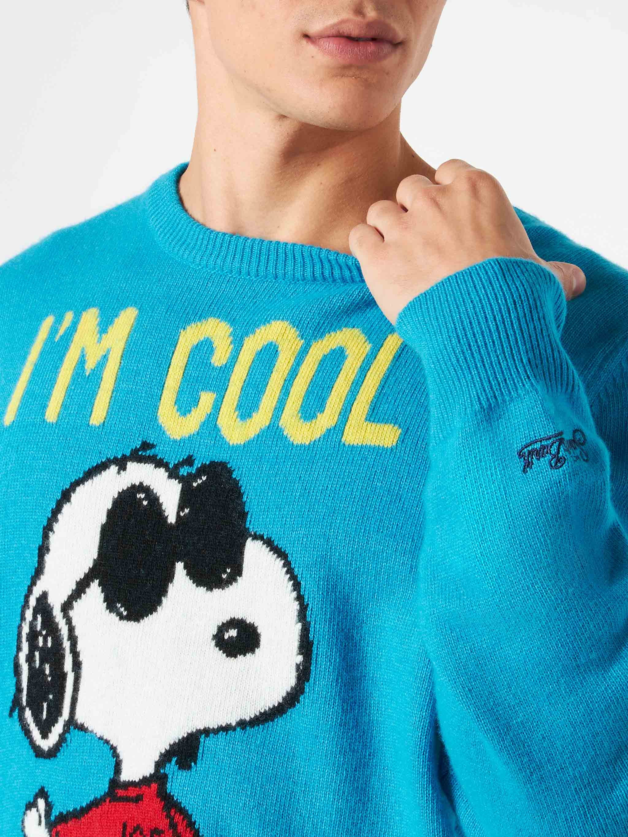 Maglione da uomo con jacquard Snoopy I'm Cool | SNOOPY - EDIZIONE SPEC