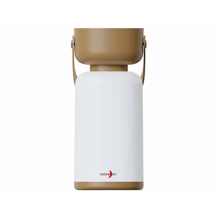 2 oplaadbare LED-buitenlantaarns, 120 lm - bruine kleur