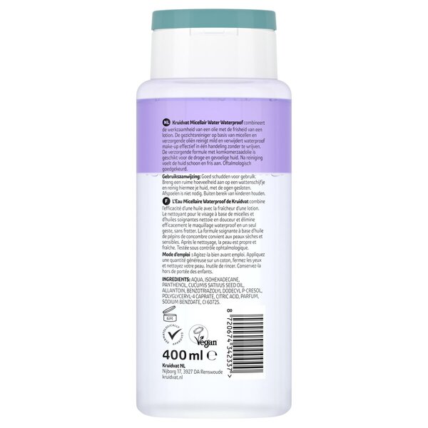 Kruidvat vanntett micellært vann<br>400ml