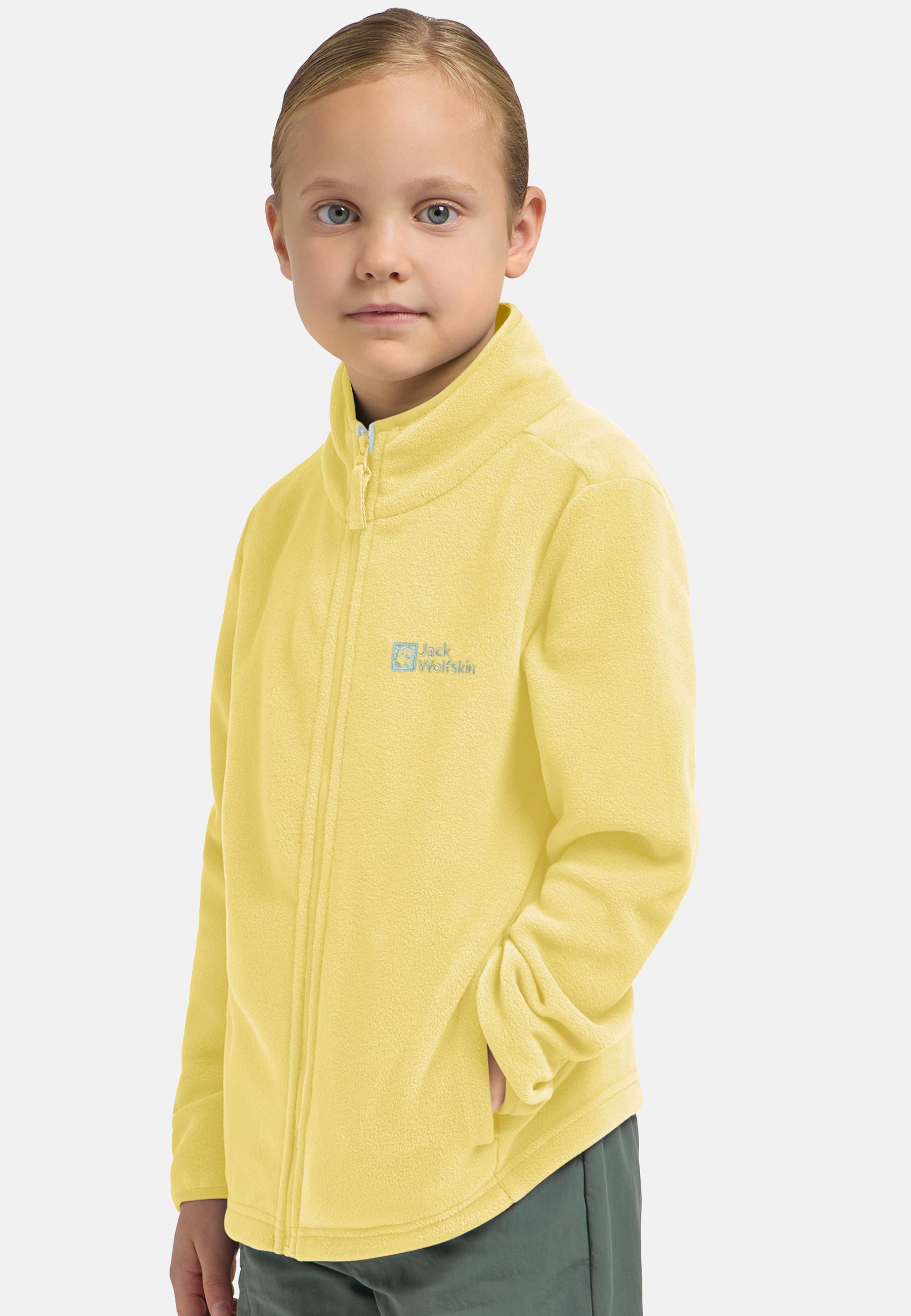 Veste polaire Jack Wolfskin TAUNUS - citron glacé