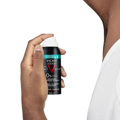 Vichy Pánsky dezodorant v spreji, optimálna tolerancia 48 hodín, 100 ml