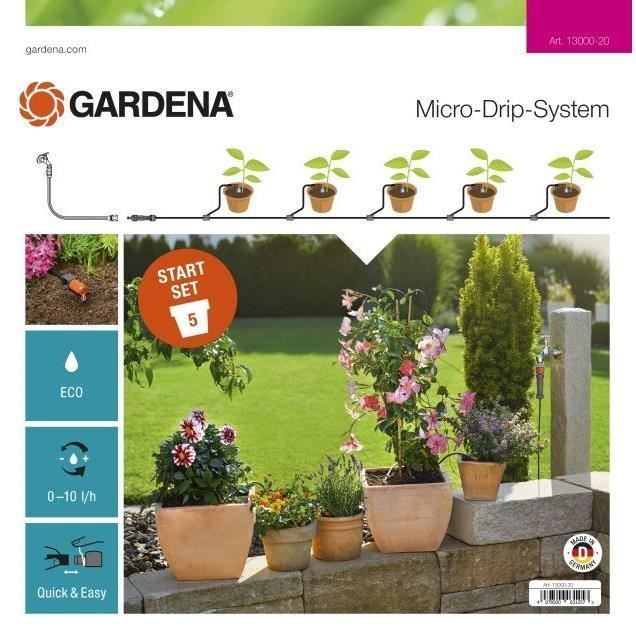 Kit de riego por goteo Gardena para plantas en maceta S - 13000-20
