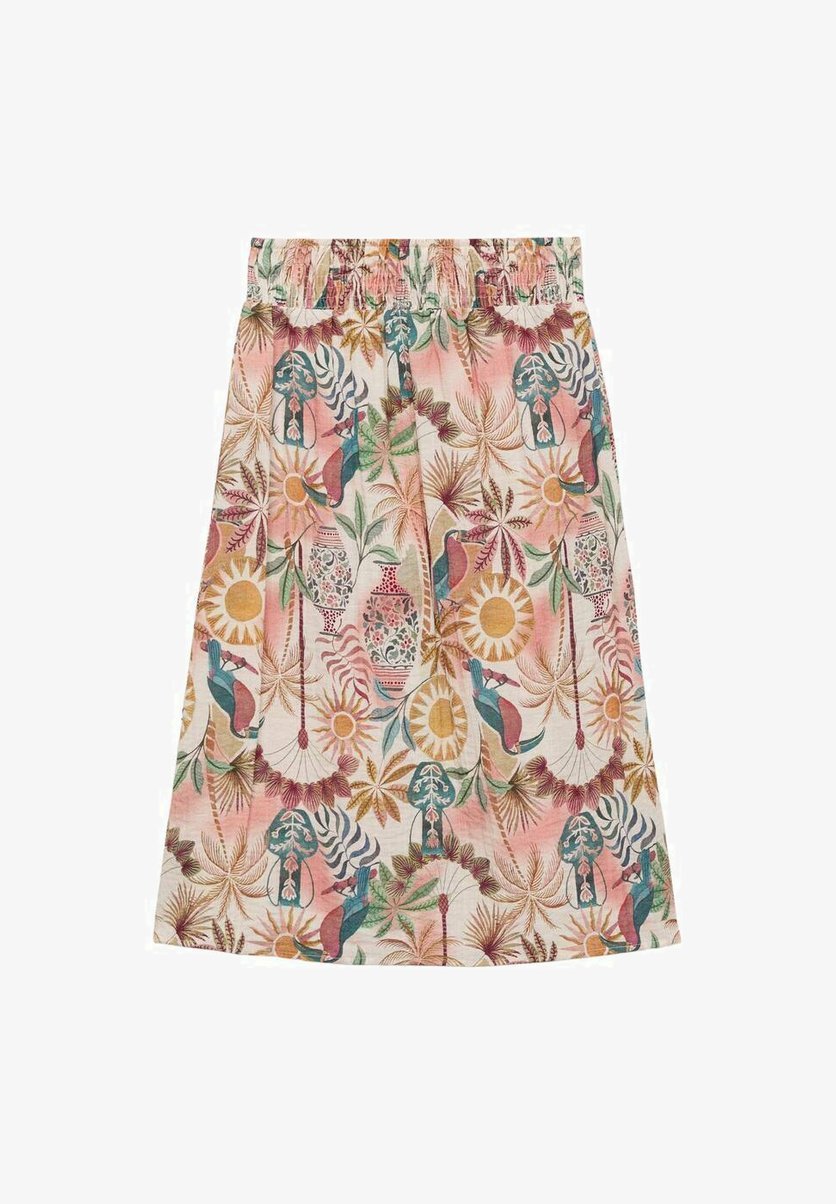 Mango Kids IMPRIMÉE - Jupe longue - pink